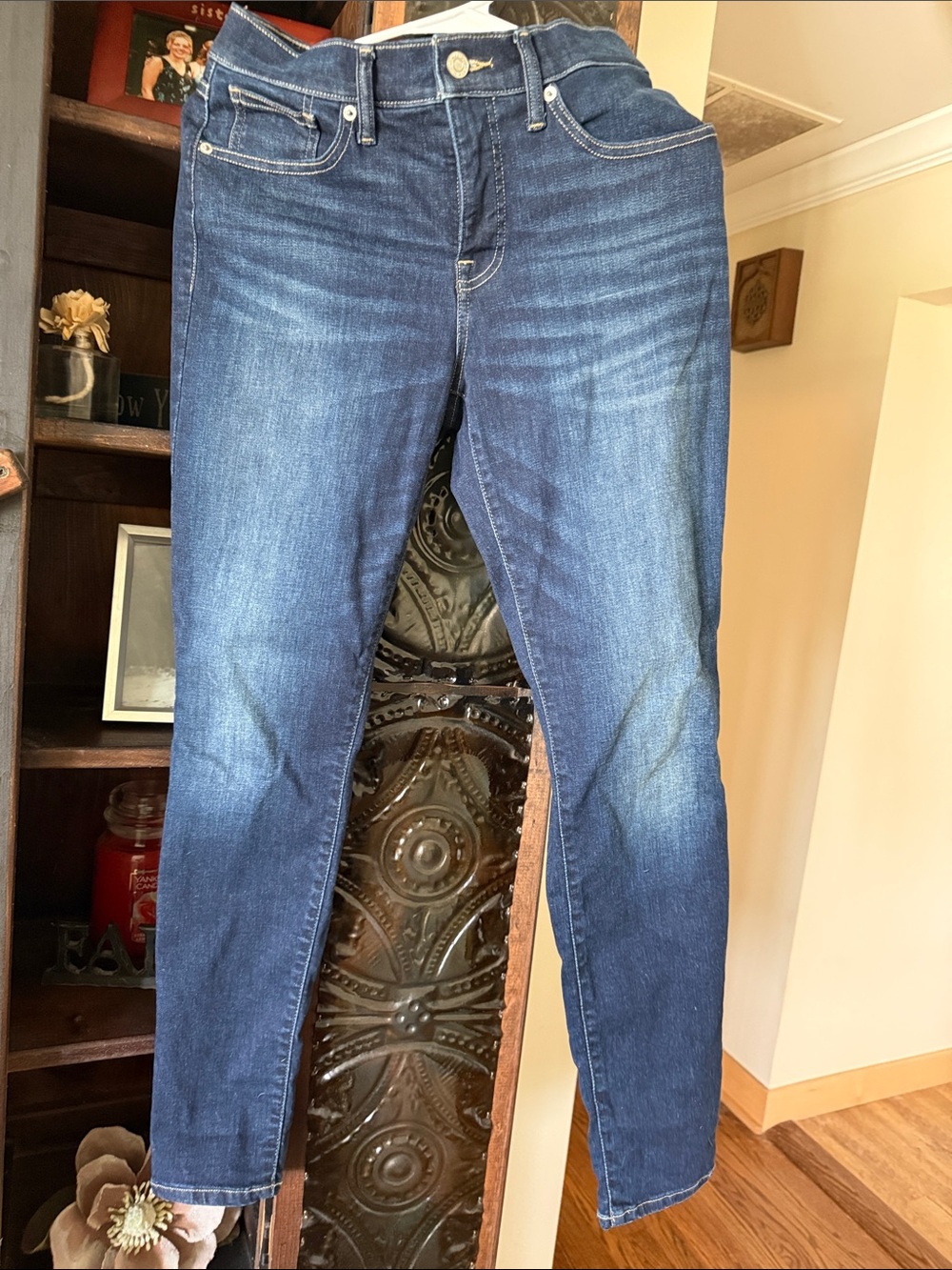 Classic women’s Dark Blue Slim Fit Jeans